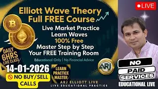 Educational BTC, ETH, SOL, XRP Elliott Wave Class 14-01-2026