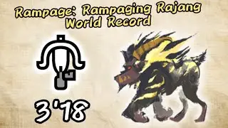 MHR Sunbreak - Rampaging Rajang Speedrun World Record 3'18