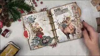 Flip-through Weihnachtsjournal 2025 / Art- Angel @agnesjohannaart