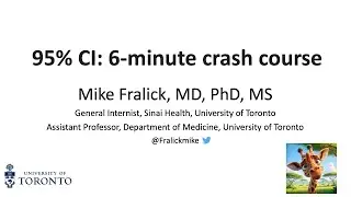 Intro to 95% confidence intervals: 6 min crash course