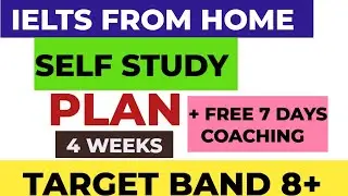 ONLY 4 weeks FREE study plan AC & GT | Score 8777 Band easily #ielts #pte #studyplan