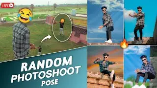 🔥 Random Photoshoot New Pose | Camera Man Ho Gaya Gussa 😡 - SAMIM EDITZ