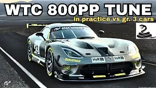 GT7|SRT Dodge Viper GT3-R '15|WTC 800PP TUNE|V1.66