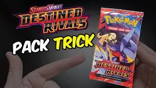 Destined Rivals Pack Trick Tutorial: Scarlet and Violet Pokemon TCG