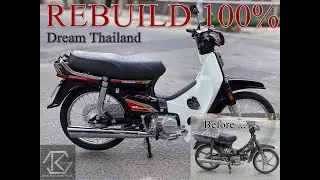 HONDA DREAM II -  REBUILD   -  [TIMELAPSE]