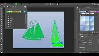 How to design and create rectangle shapes in adobe photoshop with flat colours