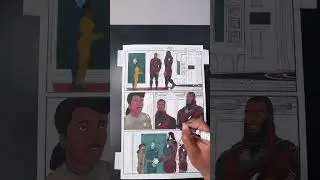 New scenes from Star Trek Sojourner- A Good Start #startrekaos #comicpanel #art #kelvintimeline
