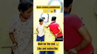 Extreme back caning Funny challenge| Couple challenge with punishment #funny #shorts #tamil #shorts