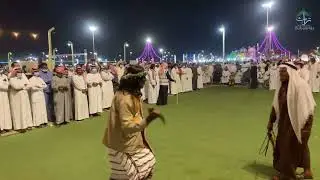 لون الجيش القرية التراثية بمهرجان وادي حلي