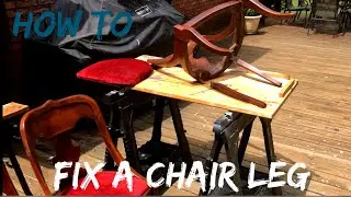 How To: Fix a Broken Chair Leg (DIY) 4K