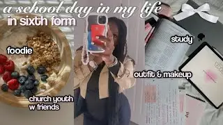 sixth form/college vlog: productive, realistic day in my life!