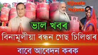 Free LPG Gas Cylinder All APL/ BPL Ration Card Holder || Free Gas Cylinder Apply for Assam
