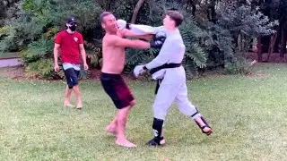 KARATE SHOTOKAN VS STREET FIGHT - KARATE WITH CHAMPIONSHIP TECHNIQUES