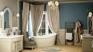 Provence style bathroom 2023