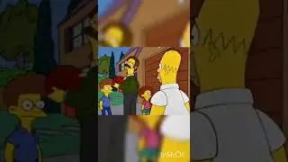 Homer in the bushes - The Simpsons