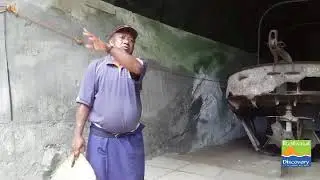 JAPANESE BARGE TUNNEL IN RABAUL, EAST NEW BRITAIN