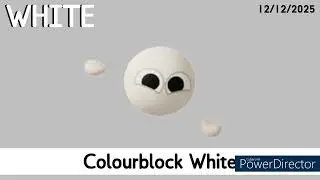My Color Spectrum Month Daily: Month 11 - Day 12: Colourblock White (Colourblocks)