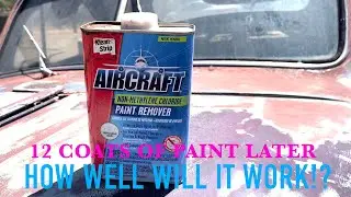 Will It Work!? AirCraft Paint Stripper on The Project Car