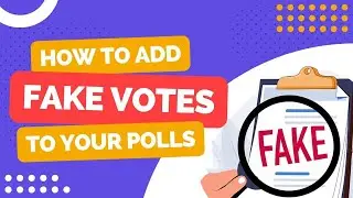 Как добавить поддельные голоса в ваши опросы в плагине WordPress Poll Maker