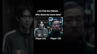 #Player333 vs #Player100 😤  #squidgame3 #squidgame #netflix #kdrama #netflixseries