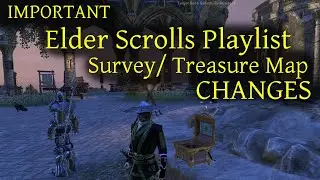 ESO Treasure Map and Survey Playlists changed plus short update