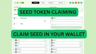 How to claim Seed token? | Seed Airdrop claim & Withdrawal on sui wallet | Seed Airdrop update