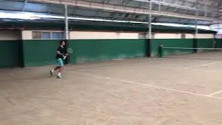Tennis at Polo Club in Manila, Philippines on Sea Shell Surface