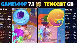 GameLoop 7.1 Vs Tencent Gaming Buddy 7.1 - GTX 750 Ti 2GB - i5 3470 - 1080p - PUBG MOBILE