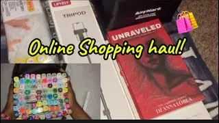 Online shopping spree haul! Art supplies, books, new tripod and bible! #art #shoppinghaul