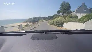 Fahrt von Saint-Jean-de-la-Rivière nach La Potinière, Barneville-Carteret und Portbail, Normandie