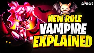 Super Sus New Role Vampire Explained😍Super Sus New Imposter Role Vampire Gameplay Explained