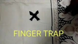 How to make a paper Finger Trap - Origami