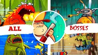 Swamp Attack All Boss Monsters Battles 9,999+ Level . Max Level Weapon & Defense!