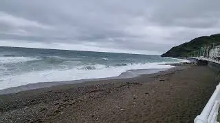 A Stormy Morning at Aberystwyth North Beach
