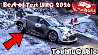 🇲🇨 Best of WRC Test Rallye Monte-Carlo 2026 | Ford - Hyundai & Toyota by ToutAuCable ❄️