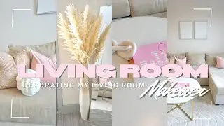 Pink Living Room Makeover 🩷  Chic + Cozy Home Decor Transformation