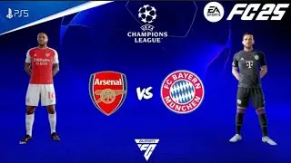 UCL Giants Collide! Arsenal vs Bayern Munich FC 25 Ultra Realistic Gameplay