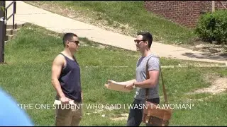 VIDEO: Students sign petition to allow man on women&rsquo;s basketball team