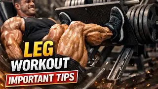 LEG WORKOUT TIPS 🔥 Build Bigger Legs & Calves FAST