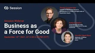 Business as a Force for Good