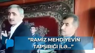 Vəkil Aslan İsmayılov toyda danışır, yanındakı şəxsi şillələyirlər &ndash; RAMİZ MEHDİYEVİN TAPŞIRIĞI İLƏ