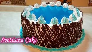 Торт Гляссаж ко Дню Рожденья. Cake Birthday Glossage. Мужской торт на день рождения