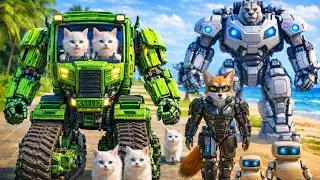 AI Robot Chase Gone Wrong | Emotional Sci-Fi Rescue Story Home🐾