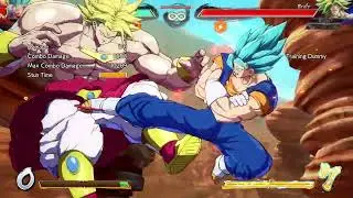 Fighterz Vegito 1.5 Bar Max Damage NO SUPERS Solo TOD (New Patch)