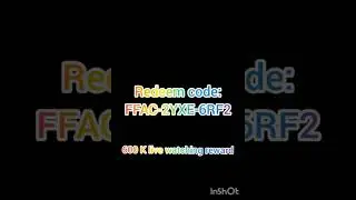 Redeem code 600k live watching reward#ff#