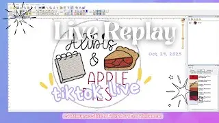 🎥 Live Replay - Oct 29 - Stitch Artist - Digitizing 🎥