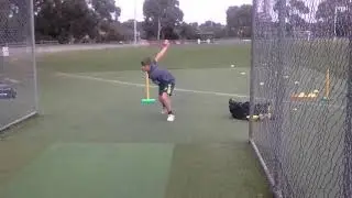 9 year old left arm fast bowler