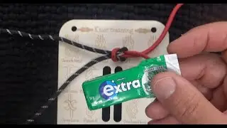 ASMR - Knot Tying Demonstration - Chewing Gum & Whispering - Australian Content