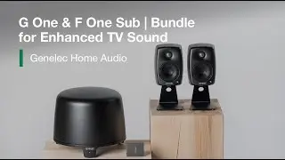 G One & F One  | Experience Incredible Sound with Genelec Stereo Pair & Subwoofer for TV