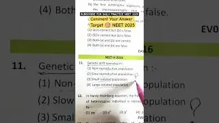 NEET2025 Most Expected PYQ MUST WATCH #neet2025 #shorts